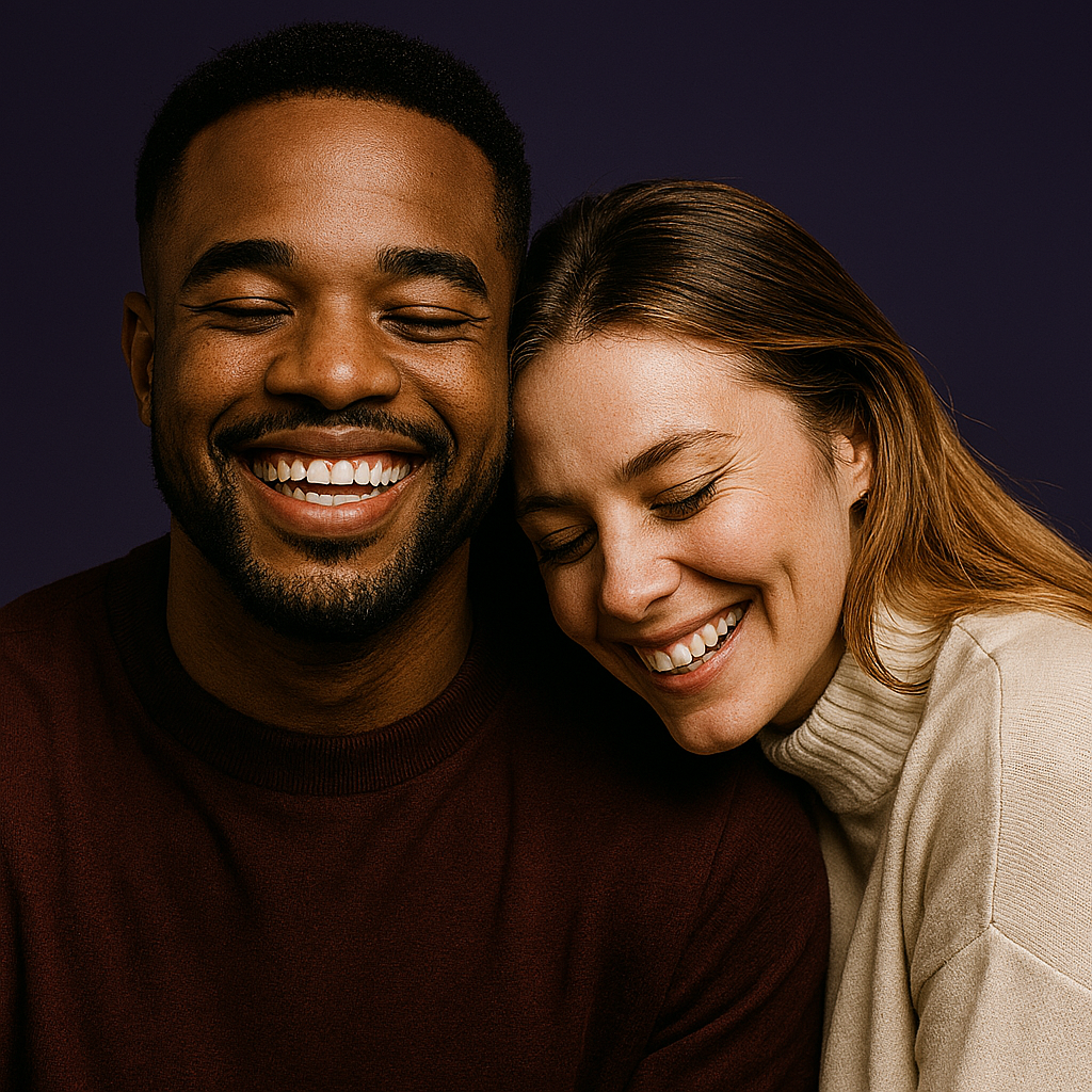 Smiling couple